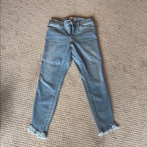 Frame Women's Skinny Jeans with Fringe Detail